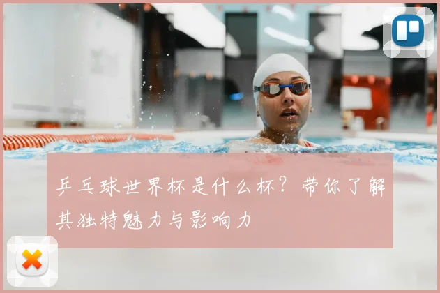 乒乓球世界杯是什么杯?带你了解其独特魅力与影响力